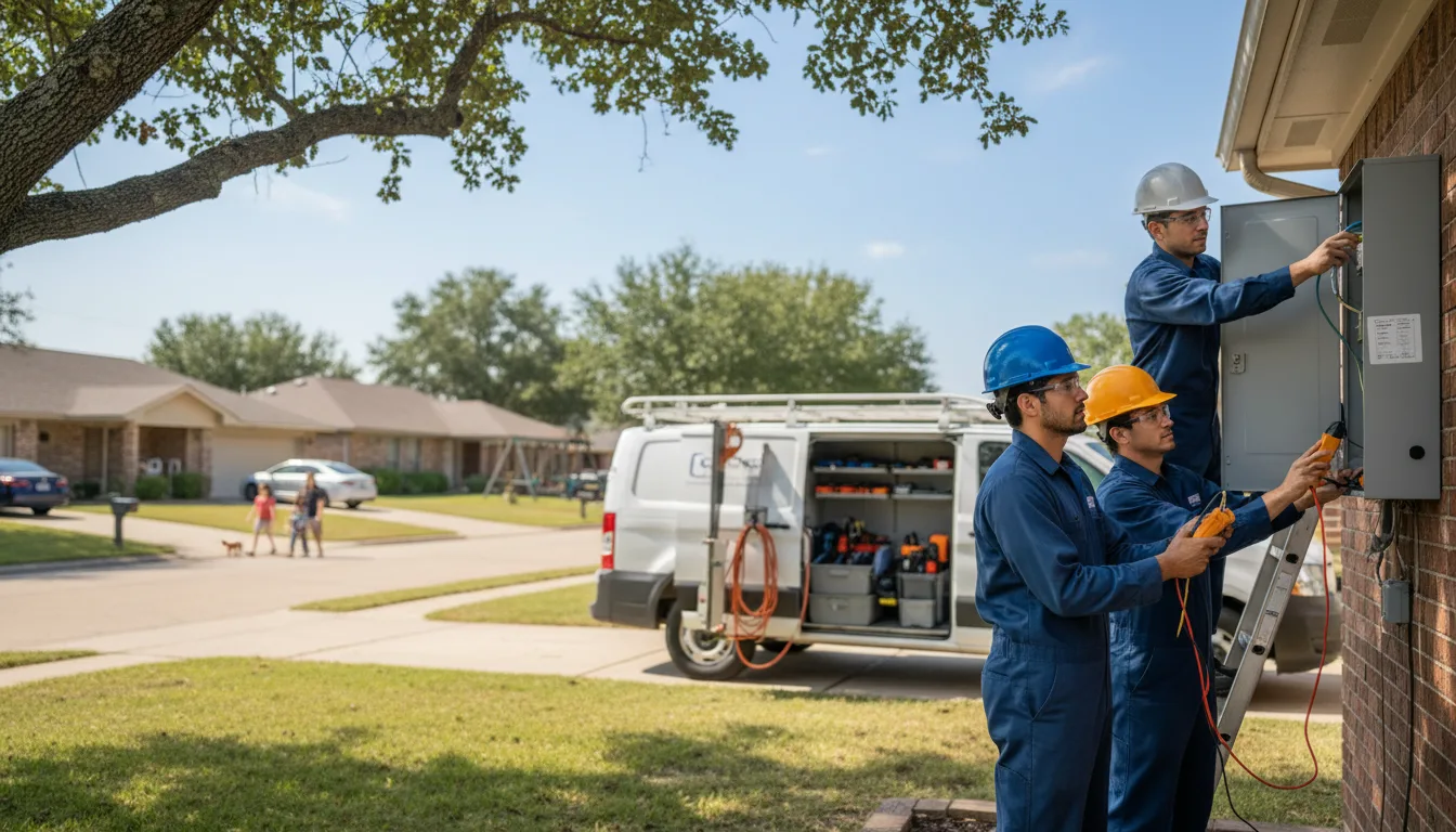 Certified electrician providing emergency electrical services in Holmen, WI